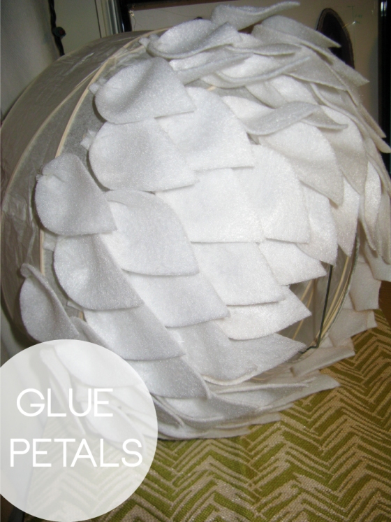 glue petals